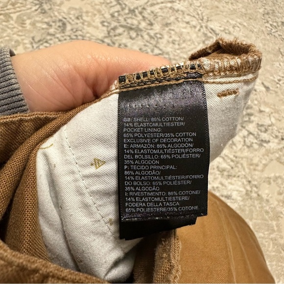 The North Face Brown Cotton Stretchy Outdoor Shorts Casual Hiking Size 32 Men’s - Picture 7 of 7